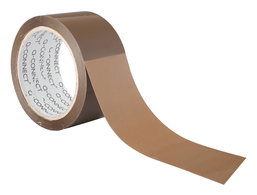 CINTA ADHESIVA Q-CONNECT POLIPROPILENO HAVANA 66 MT X 50 MM PARA EMBALAJE
