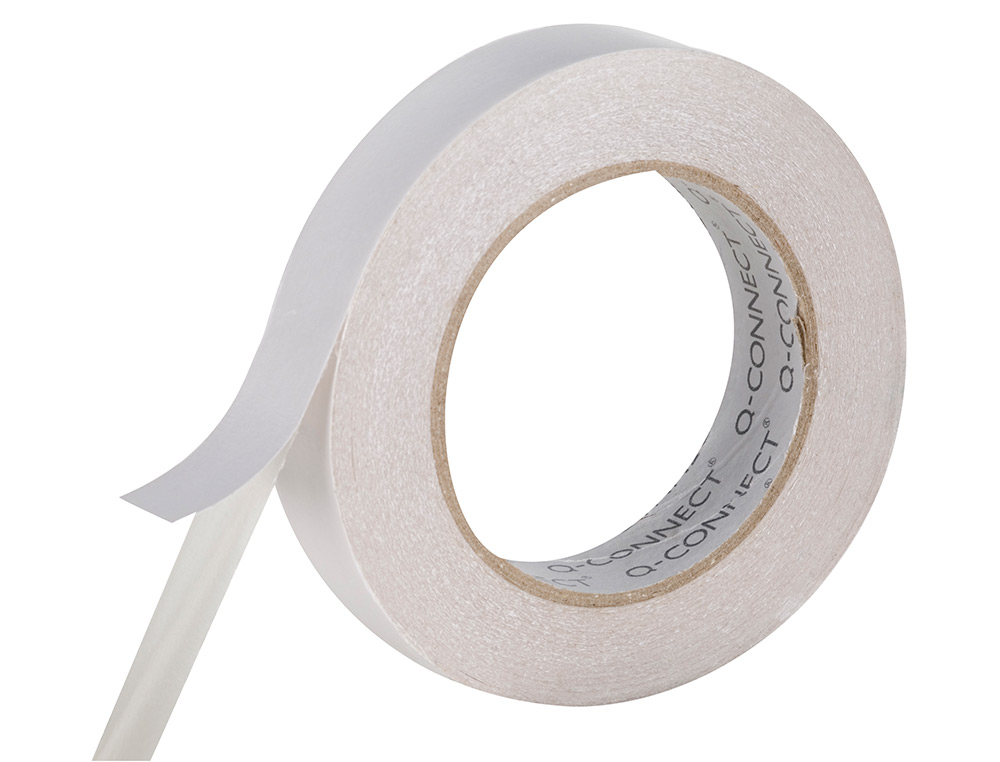 CINTA ADHESIVA Q-CONNECT DOBLE CARA 33 MT X 25 MM
