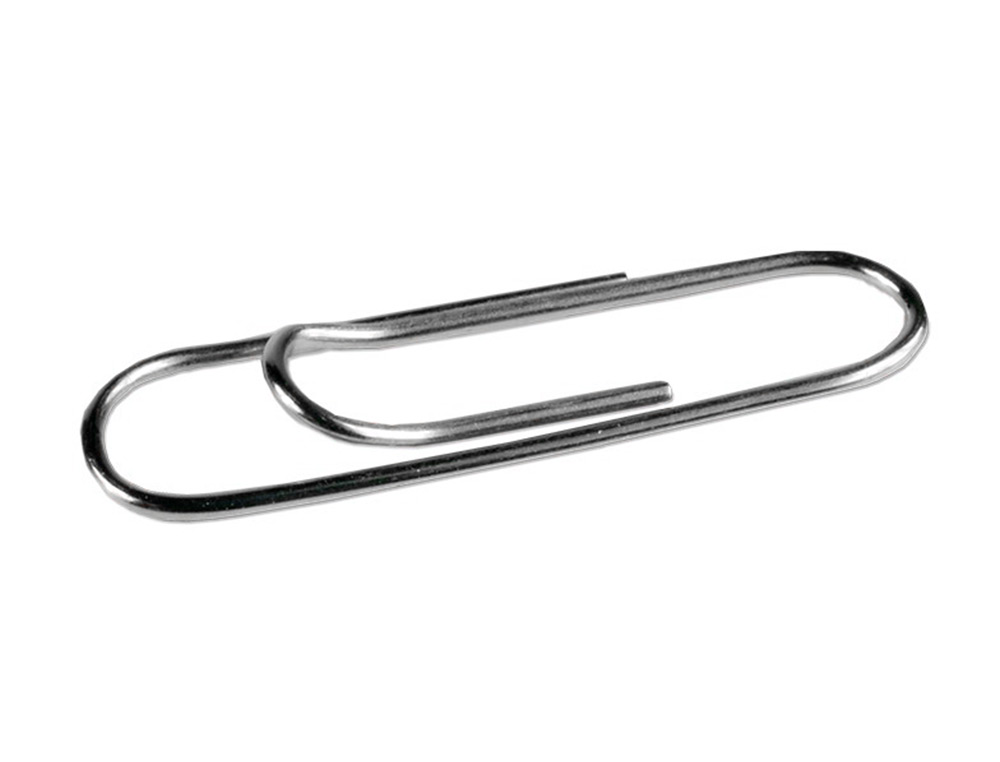 CLIPS NIQUELADOS Q-CONNECT N1 20 MM CAJA DE 100 UNIDADES
