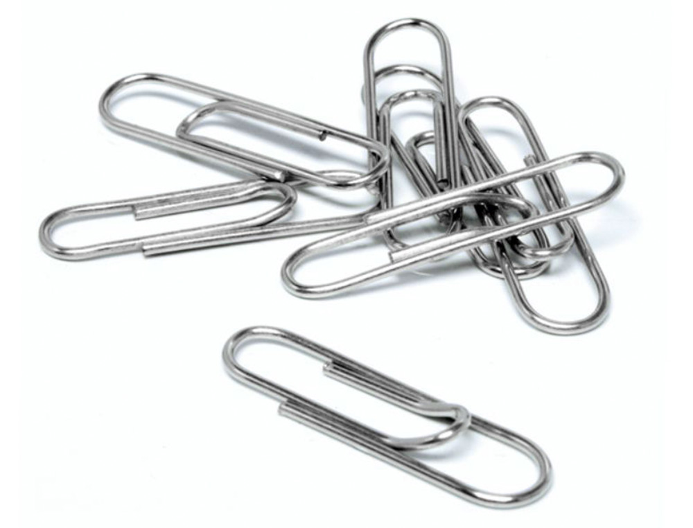 CLIPS NIQUELADOS Q-CONNECT N1 20 MM CAJA DE 100 UNIDADES