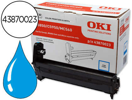 TAMBOR OKI C5850/5950 CIAN 20000 PAGINAS