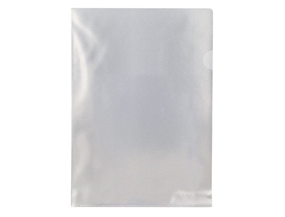 CARPETA DOSSIER UÑERO PLASTICO Q-CONNECT DIN A4 120 MICRAS TRANSPARENTE -BOLSA DE 10 UNIDADES