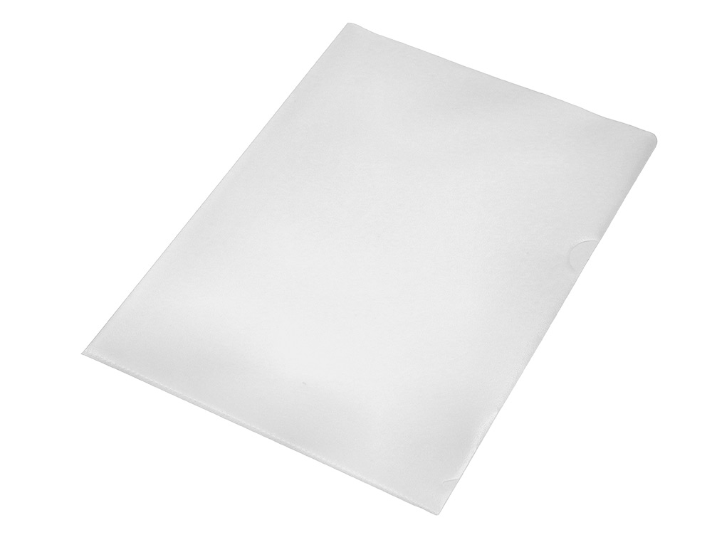 CARPETA DOSSIER UÑERO PLASTICO Q-CONNECT DIN A4 120 MICRAS TRANSPARENTE -BOLSA DE 10 UNIDADES